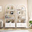 Bibliothèque arquée, rangement avec portes-1152351589