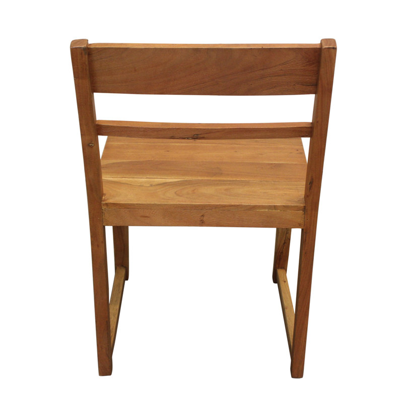 18'' H Solid Wood Side Chair, Natural