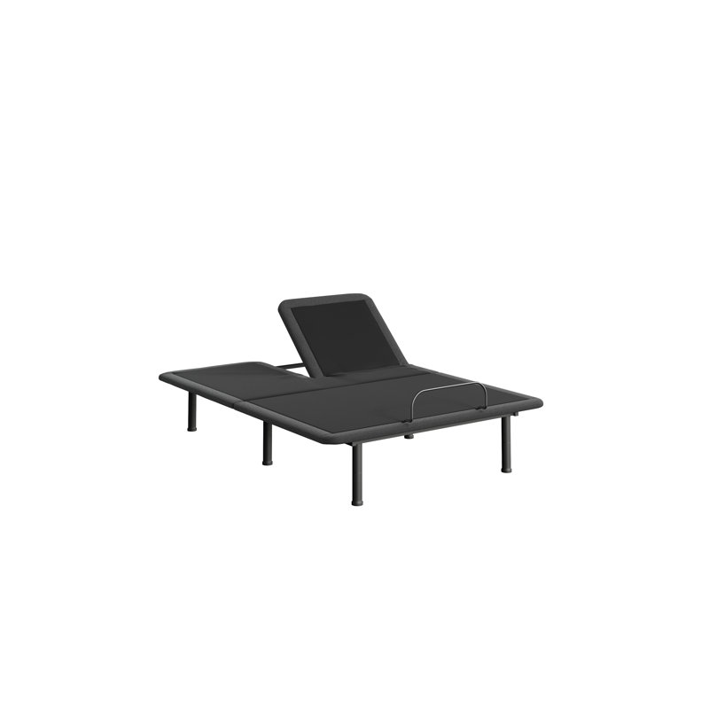 Base Immersive Sound Multi-Massage Adjustable Bed with Wireless Remotes, Split Head Queen