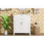 Meuble-lavabo de 30 pouces avec lavabo en céramique et beaucoup de rangement - le choix parfait pour les petites salles de bain-1449124067