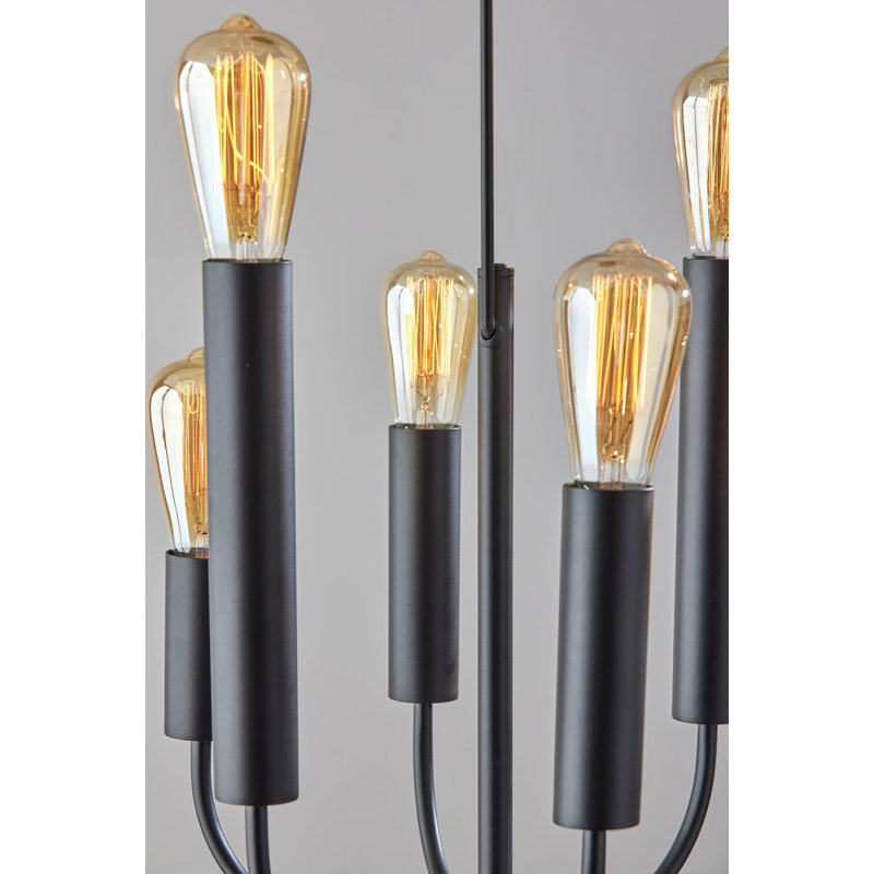 Luminaire suspendu unique à 6 lumières