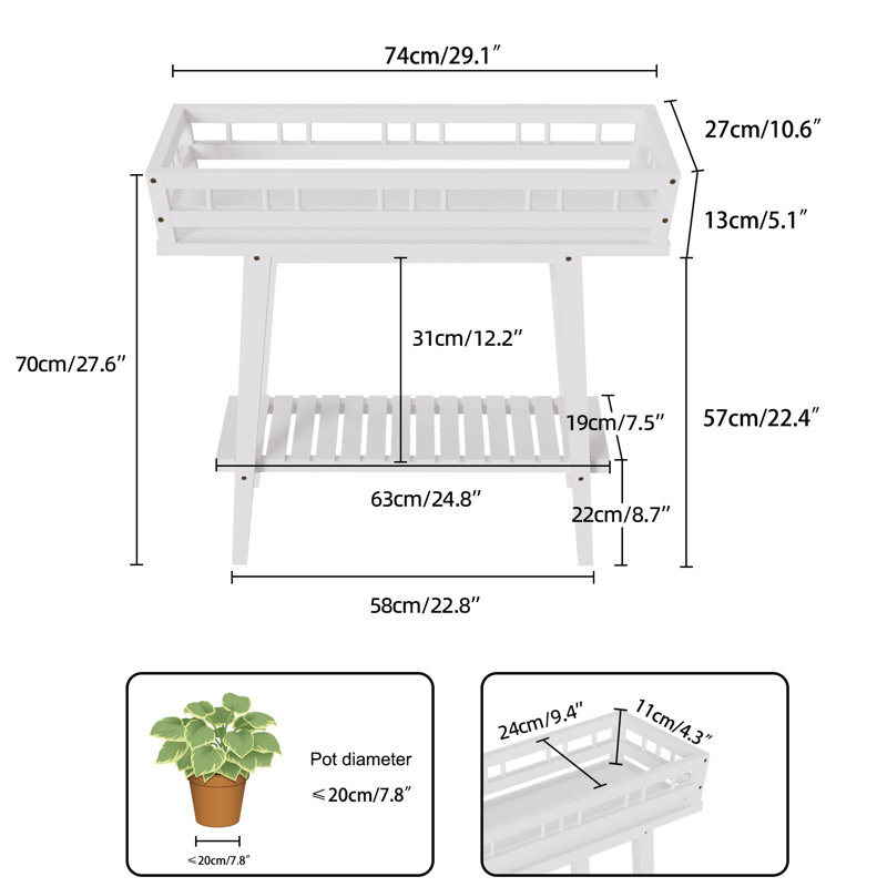 Shanelle Weather Resistant Plant Stand