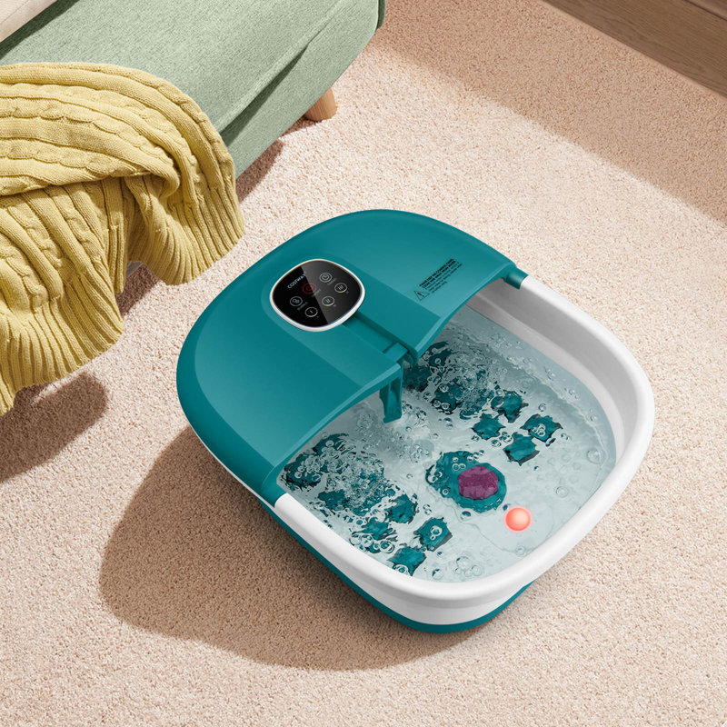 Folding Foot Bath Massage, Blue