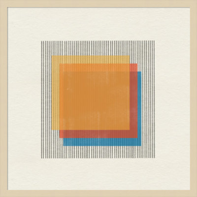 Midcentury Modern Squares No 1 Print