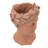 D7x11" Brown Cement Head Bust Decor Piece - Beautify Your Home & Outdoor Ornament, 7.3X6.9X10.6 Inches Garden-368172620-368172623
