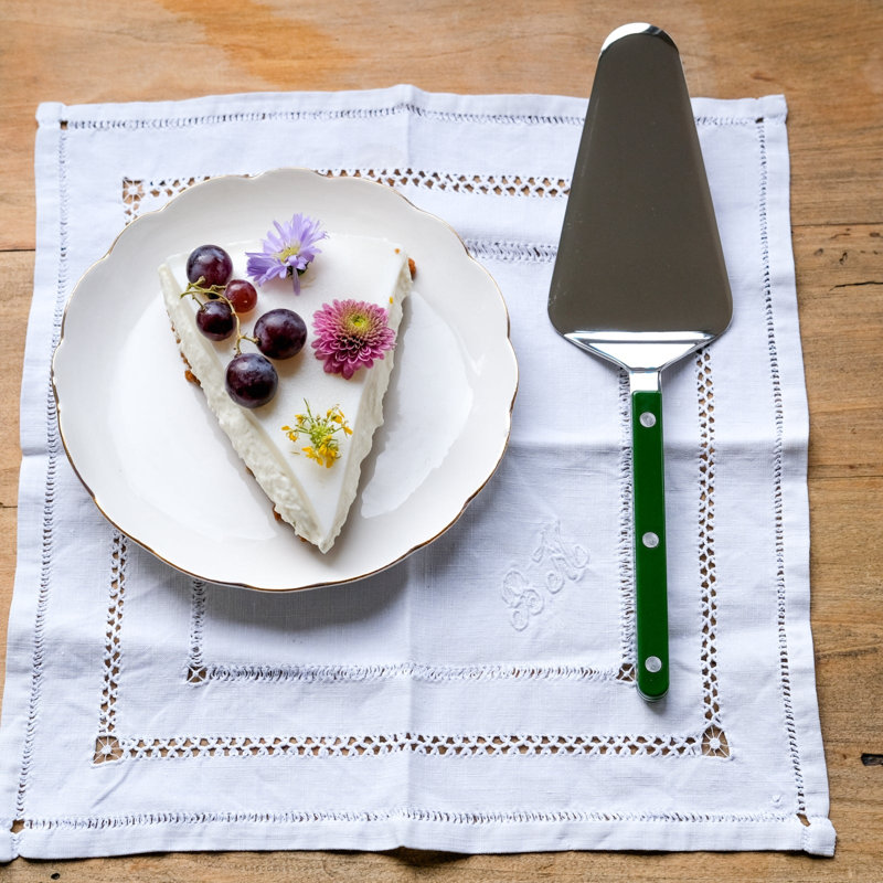 Bistrot Solid Cake Server, Raspberry