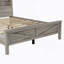 Lit plateforme avec porte de grange coulissante double, lit en bois avec station de charge-1896775479-1896775476