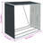 Schoodic 5.35 ft. W x 2.73 ft. D Galvanized Steel Lean-To Storage Shed-59116393
