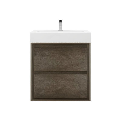 Azden 23.6'' Single Bathroom Vanity with Acrylic Top