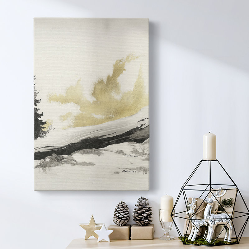 Art des Fêtes de Noël - Toile tendue avec châssis CCDG III, H 18 po x l 12 po