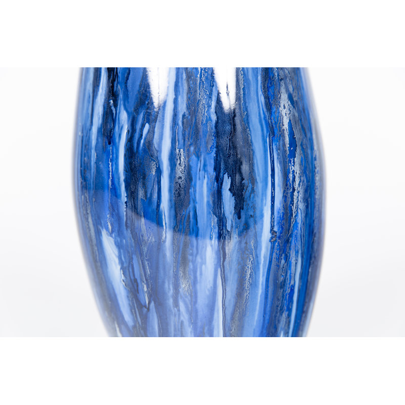 Handmade Recycled Glass Table Vase