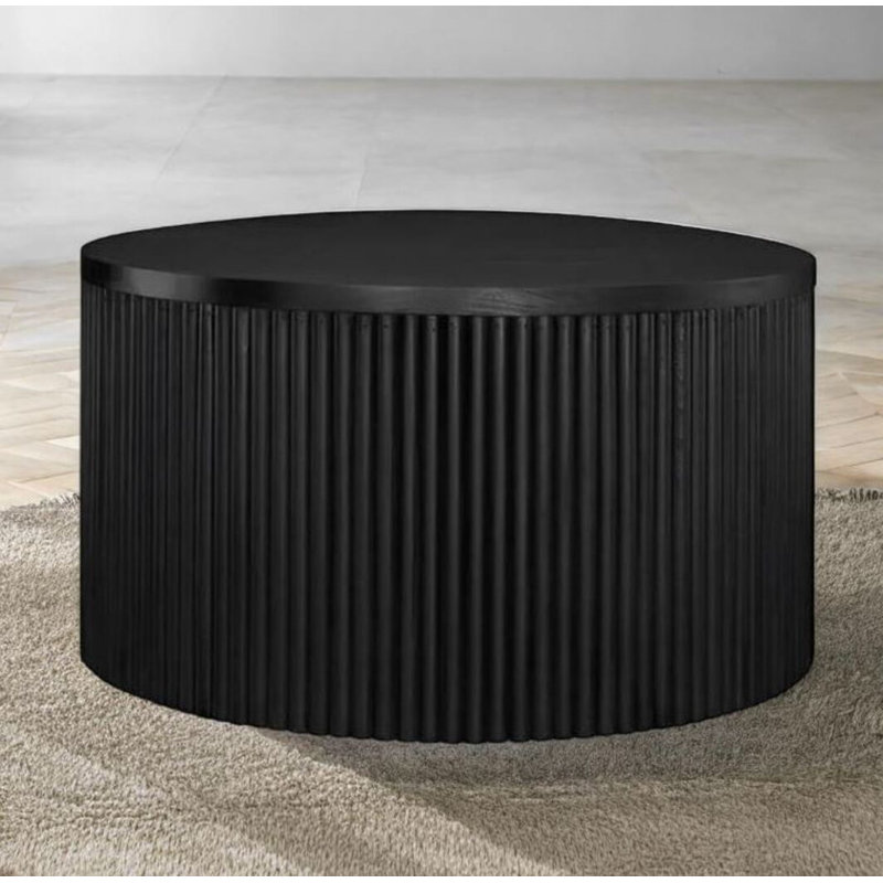 Mountain Wood Coffee Table, Black