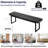 4-Person Dining Table Set With Rectangular Extendable Dining Table & 2 Upholstered Benches-1593570990