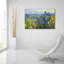 "Champ de fleurs bleues et jaunes V2" par Carol Rowan-1117920758