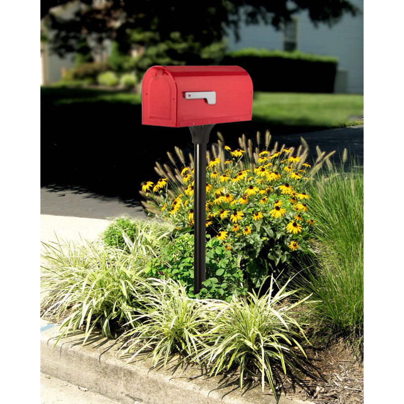 Mailbox, Medium, Red