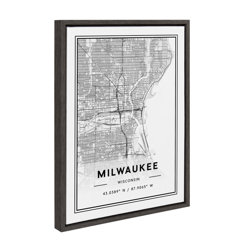Sylvie " Milwaukee Modern Map " by Jake Goossen