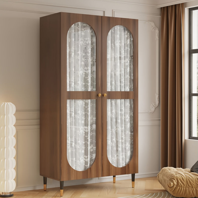 Garde-robe simple Simple Fashion, Noyer