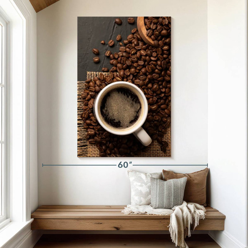 Yarlin Beans To Espresso, 51" H x 34" W