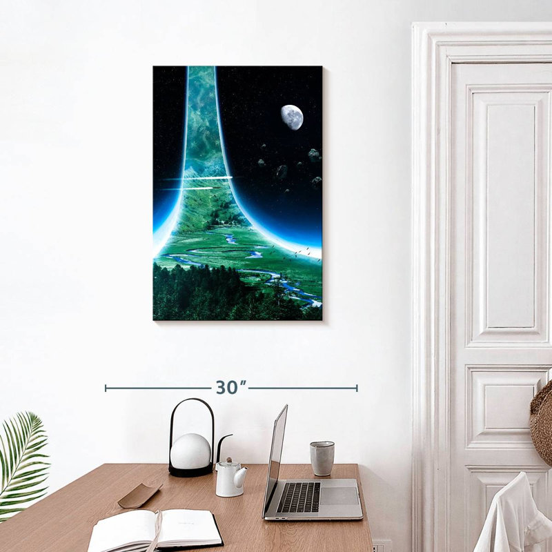 Kelan Ring World, 30" H x 20" W