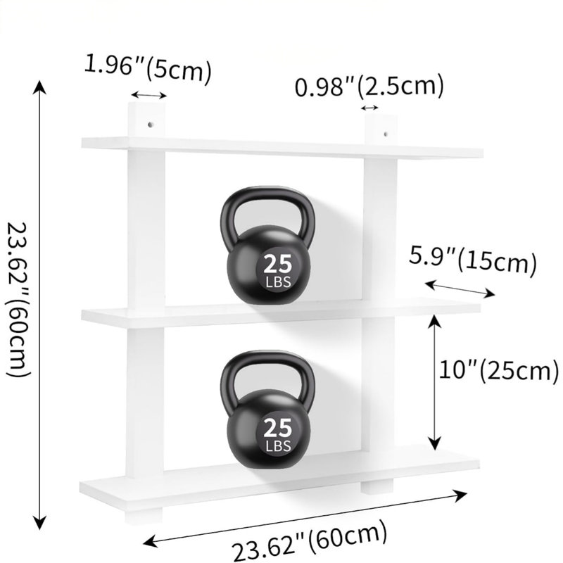 Wood Tiered Shelf