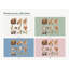 Woodland Family Wall Decals, Set of 15 Peel and Stick Nursery Wall Stickers, Satin Finish Removable Kids Room Wall Art, 20"W x 20"H (50 x 50 cm)-254554736