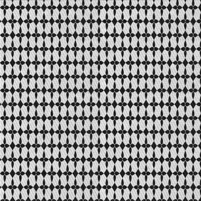 Tapis noir/blanc à motifs Zandra