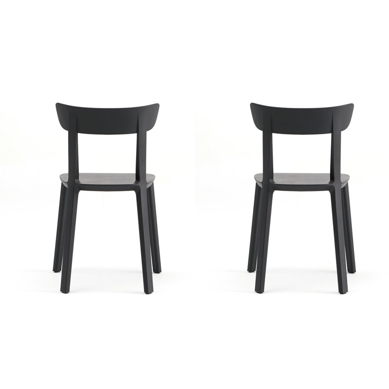 Chaise d'appoint Cadrea, Noir