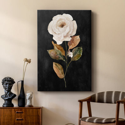 Botanical on Black Wash II - galerie sur mesure Cavas
