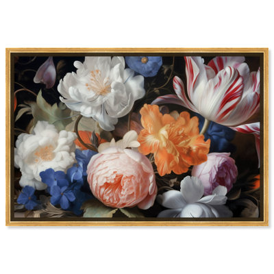 Floral Of Gentle Elegance Elegant Floral Wall Art by Art Remedy