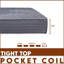 Matelas hybride ferme 13 po Bahira