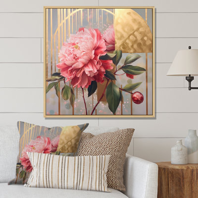 " Pink Yellow Peony Perfection "
