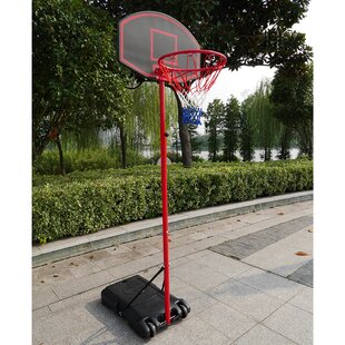 QUICKPLAY Baller Mini Hoop System | Portable Basketball Hoop System with  Adjustable Height Pole