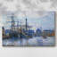 Le Havre, le port, 1874, toile tendue avec châssis-1600582538
