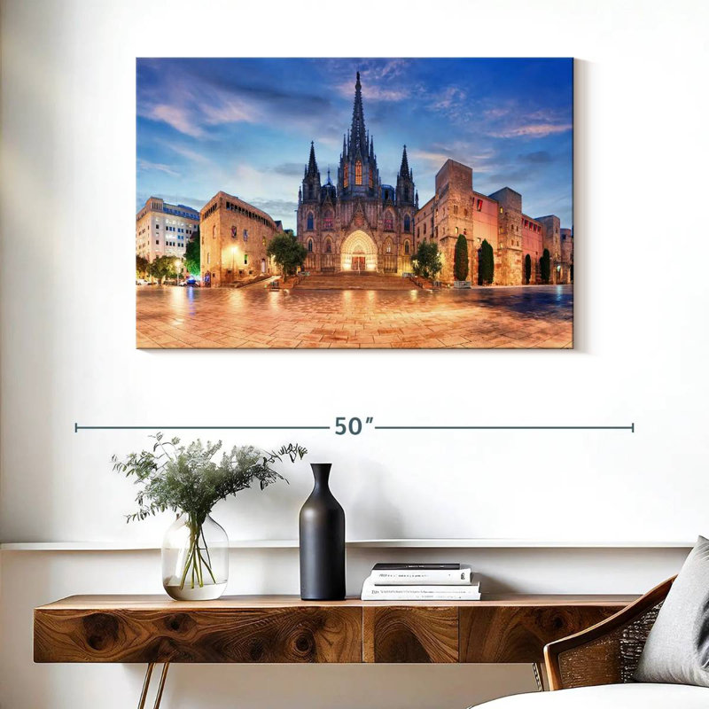 Cathédrale Kavia de Barcelone, H 26 po x l 39 po