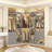 39" × 39" Large Corner Closet System With 12 Shelves & 2 Hanging Rods-91813206