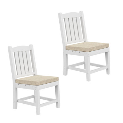 Chaise d'appoint de patio avec coussin