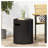 Outdoor Lightweight Concrete Side Table,Copper