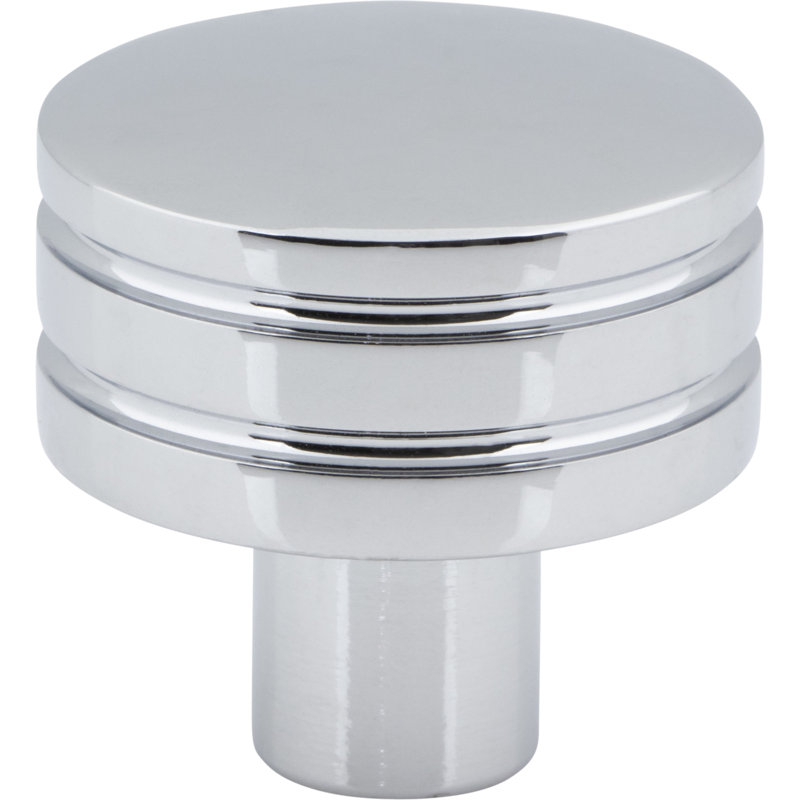 Griffith 1.25" Diameter Mushroom Knob, Polished Chrome