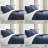 Southshore Fine Linens Vilano Oversized Quilt Set, Double-Brushed Microfiber Lightweight Quilted Bedding and 2 King Pillow Shams, King/California King, Dark Blue-1001114994-1001114976