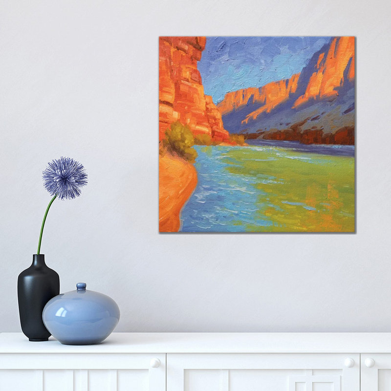 Study For Sun And Sandstone by Cody DeLong - Gallery-Wrapped Canvas Giclée on Canvas, 45.72 cm H x 45.72 cm W x 3.175 cm D