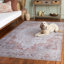 Métier à tisser oriental Sonia gris clair / rouille-841308869