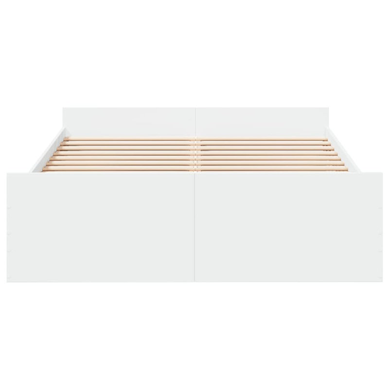 Peltz Bed, White, Double (4'6)