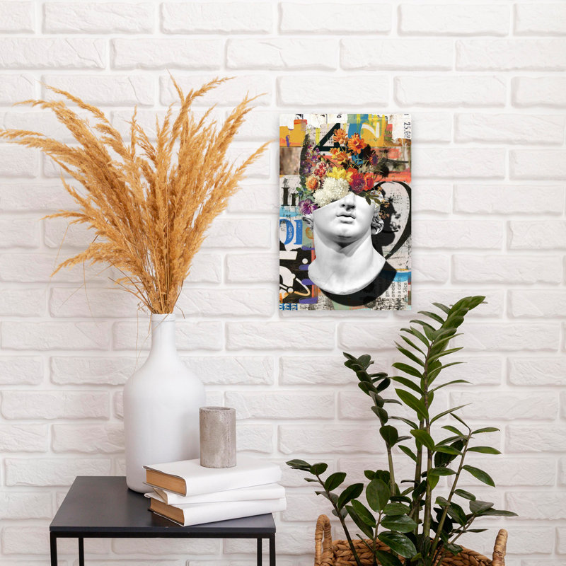 Art mural moderne L'art, H 18 po x l 12 po
