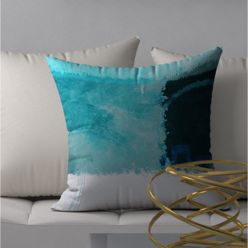 Housse de coussin carrée/insert, 18 po x 18 po