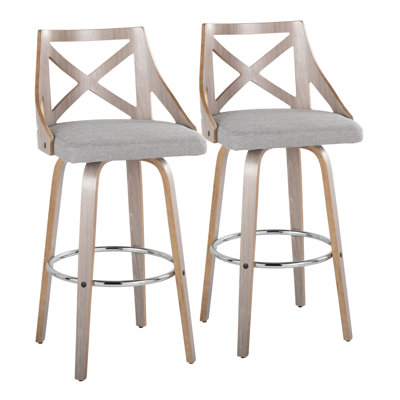 Swivel Upholstered Counter Stool