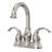 Centerset 2-handle Bathroom Faucet with Drain Assembly