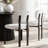 Dining Chair Modern Upholstered Side Chair with Metal Legs-383728334