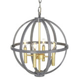 Saturn Chandelier - 18"W