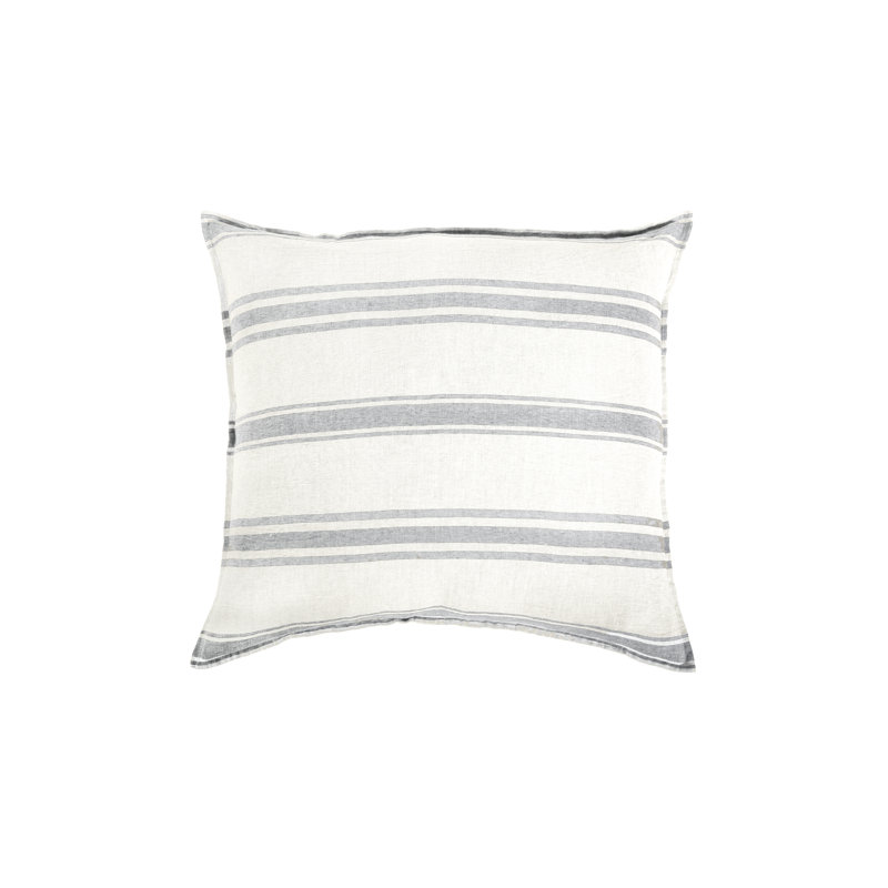 Taie décorative Jackson, Européen, Crème/gris