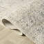 Tapis d'intérieur en filigrane floral ivoire / beige Melby-758257763